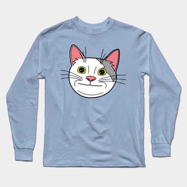 Polite Cat Meme Long Sleeve T-Shirt by Sashen